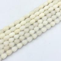 Fehér Chalcedony Üveggyöngy, DIY & különböző méretű a választás, rózsaszín, Naponta eladott Kb 14.96 inch Strand