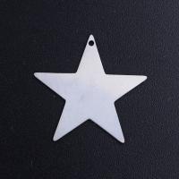 Stainless Steel Pendants 201 Stainless Steel Star Vacuum Ion Plating fashion jewelry & polished & DIY & Unisex Sold By Bag