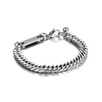 Titanium Steel Bracelet & Bangle & Unisex original color Sold By PC