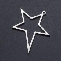 Stainless Steel Pendants 201 Stainless Steel Star Vacuum Ion Plating fashion jewelry & DIY & Unisex Sold By Bag