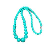 Fashion Turquoise Ketting, turkoois, met Ijzer, gepolijst, uniseks, groen, Lengte Ca 45 cm, Verkocht door PC