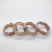 Madagaskar Achat Armband, Rechteck, unisex, Rosa, 20x16x6mm, Länge ca. 19 cm, verkauft von PC