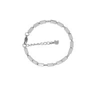 Bracciale gioielli in acciaio inossidabile, with 1.57inch extender chain, Rettangolo, gioielli di moda & unisex, Lunghezza Appross. 5.9 pollice, Venduto da PC