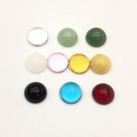 Glas Cabochons, Koepel, imitatie jade & imitatie Agaat & DIY, meer kleuren voor de keuze, 12mm, Verkocht door PC