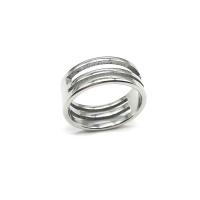 Bague en acier inoxydable, Acier inoxydable 304, forme d'anneau, machine poli, bijoux de mode & DIY & unisexe, couleur originale, 18x8.50mm, Vendu par PC