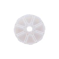 Scatola di gioielli Nail, plastica, bianco, 102x26mm, Venduto da PC