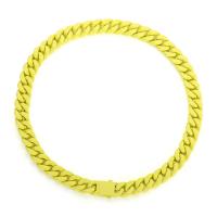 Collier d'acier titane, vernis au four, longueur différente pour le choix & unisexe, plus de couleurs à choisir, 13.10mm, Vendu par PC