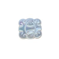 Natural White Shell Pendler, Square, poleret, du kan DIY, hvid, 14.20x15.70mm, Solgt af PC