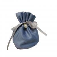 Velour Drawstring Tasche, mit Kunststoff Perlen, keine, 100x130mm, verkauft von PC