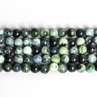 Turquoise Kralen, turkoois, Ronde, gepolijst, verschillende grootte voor keus, gras groen, Per verkocht Ca 14.76 inch Strand