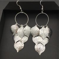 Zinc Alloy Drop Earrings plated for woman Sold By Pair