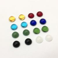 Glas Cabochons, Dom, Nachahmung jade & DIY, keine, 10mm, verkauft von PC