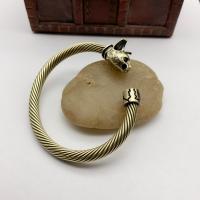 Sárgaréz Cuff Bangle, kézi, divat ékszerek & egynemű, nikkel, ólom és kadmium mentes, 6mm, Belső átmérő:Kb 63mm, Által értékesített PC