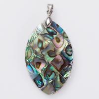 Natural Abalone Shell Halsband, Havsöra, med Zink Alloy, blandade färger, 10-55mm, Säljs av PC