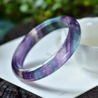 Fluorite Bangle, cosaint ar radaíocht & do bhean, dathanna measctha, 55-59mm, Díolta De réir PC