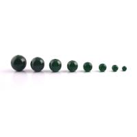 Acrylic Jewelry Beads Round imitation jade & DIY green Approx Sold By Bag