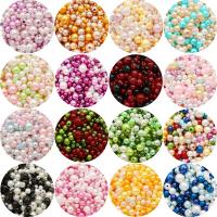 ABS plast perler, ABS plastik perle, Runde, du kan DIY, flere farver til valg, 3-8mm, Ca. 150pc'er/Bag, Solgt af Bag