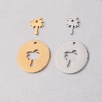 Edelstahl Schmuck Anhänger, 304 Edelstahl, Palm Tree, Modeschmuck & poliert & DIY & unisex & verschiedene Stile für Wahl, keine, verkauft von PC