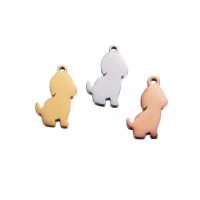 Acciaio inossidabile Animal Ciondoli, 304 acciaio inox, Cane, gioielli di moda & lucidato & DIY & unisex, nessuno, 21x12x1.50mm, Venduto da PC