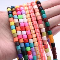 Polimero-Clay-Beads, argilla polimero, DIY, colori misti, 6x6mm, Appross. 60PC/filo, Venduto per Appross. 15 pollice filo