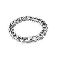 Titanium Steel Bracelet polished for man original color Length Approx 8.46 Inch Sold By PC