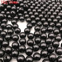 プラスチックビーズ, プラスチック, ラウンド形, 射出成形, DIY, ブラック, 6-14mm, 売り手 バッグ