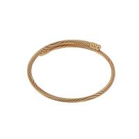 304 roestvrij staal Bangle, uniseks, gouden, 55-65mm, Verkocht door PC