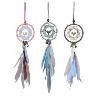 Moda Dreamcatcher, pluma, con madera & fundición, chapado, para mujer, más colores para la opción, longitud 14.17 Inch, Vendido por UD