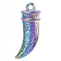 Pendentifs en alliage de zinc, Placage coloré, unisexe, multicolore, 28x10mm, Longueur 50 cm, Vendu par PC