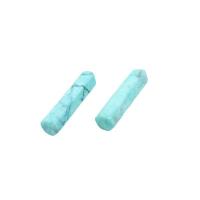 Perles turquoises, turquoise, poli, bleu, 6x25mm, Vendu par PC