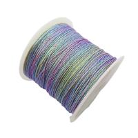 Polyester koord, Textiel binnenwerk Cord, DIY, meer kleuren voor de keuze, 0.4mm*40m, Verkocht door PC