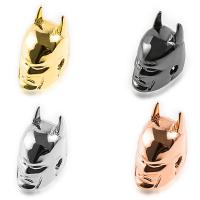 Mässing smycken Pärlor, Bat Man Mask, plated, DIY, fler färger för val, nickel, bly och kadmium gratis, 14.80x7.60mm, Säljs av PC