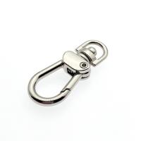 Sinc Alloy Mála Snap Buckle Hook, plátáilte, ilfheidhmeach & DIY, dath bunaidh, 42x17.50mm, Díolta De réir PC