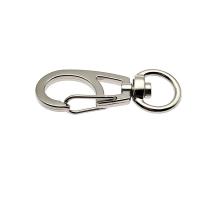 Sinc Alloy Mála Snap Buckle Hook, plátáilte, ilfheidhmeach & DIY, dath bunaidh, 44x17mm, Díolta De réir PC