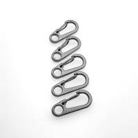 Sinc Alloy Mála Snap Buckle Hook, plátáilte, snasta & ilfheidhmeach & DIY, dathanna níos mó le haghaidh rogha, 32.80x14.50mm, Díolta De réir PC