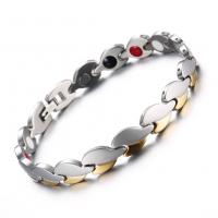 Bracciale gioielli in acciaio inossidabile, 304 acciaio inox, gioielli di moda & unisex, 10mm, Lunghezza Appross. 8.07 pollice, Venduto da PC