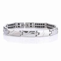 Stainless Steel smycken Armband, Titan Stål, mode smycken & Unisex & strålskydd, ursprungliga färgen, 7mm, Längd Ca 7.87 inch, Säljs av PC