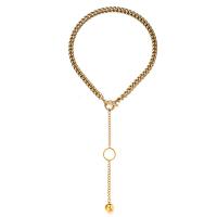 Collier de bijoux en acier inoxydable, Acier inoxydable 304, bijoux de mode & pour femme, plus de couleurs à choisir, 8mm,15mm,12mm, Longueur Environ 15.75 pouce, Vendu par PC