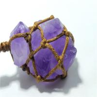 améthyste Pendentif, violet, 25-35mm, Vendu par PC