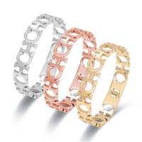 Titantium acciaio bracciale, per la donna & cavo, nessuno, 58x15x48mm, Lunghezza 17 cm, Venduto da PC