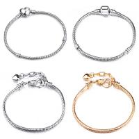 metal Europeo Pulsera Finding, chapado, Bricolaje & unisexo & diferentes estilos para la opción, más colores para la opción, libre de níquel, plomo & cadmio, Vendido por UD