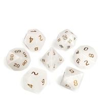 Clear Quartz Dice, Carved, forskellige stilarter for valg, hvid, 15-20mm, Solgt af PC