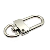 Sinc Alloy Mála Snap Buckle Hook, plátáilte, ilfheidhmeach & DIY, dath bunaidh, 44.50x18mm, Díolta De réir PC