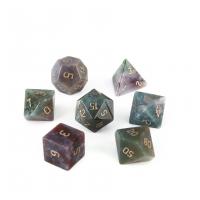 Indian Agate Dice, blandade färger, 15-20mm, Säljs av PC