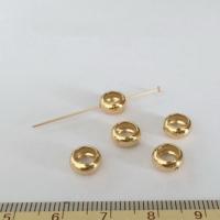 Gold-filled Πλαίσιο χάντρα, Γύρος, 14K χρυσό γεμάτο, DIY & διαφορετικό μέγεθος για την επιλογή, χρυσαφένιος, νικέλιο, μόλυβδο και κάδμιο ελεύθεροι, Sold Με PC