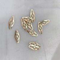 Gold naplněné Řetěz Karta, Rhombus, 14K plněné zlatem, DIY, zlatý, nikl, olovo a kadmium zdarma, 11x4.30mm, Prodáno By PC