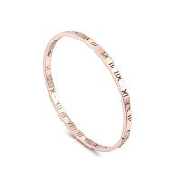 Titanium Staal Bangle, plated, voor vrouw, meer kleuren voor de keuze, 58x4mm, Verkocht door PC