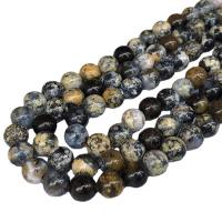 Bead, Runde, poleret, du kan DIY, blandede farver, Solgt Per 38 cm Strand