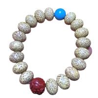 Xingyue Bodhi bracelet, avec huile de raclette de cinabre & turquoise naturelle, unisexe & antifatigue, couleurs mélangées, 14mm, Longueur Environ 17 cm, Vendu par PC