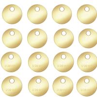 Doublé or Pendentif, Rond, 14K rempli d’or, DIY, doré, protéger l'environnement, sans nickel, plomb et cadmium, 4mm, Vendu par PC